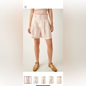 Free people linen shorts nwt size 14